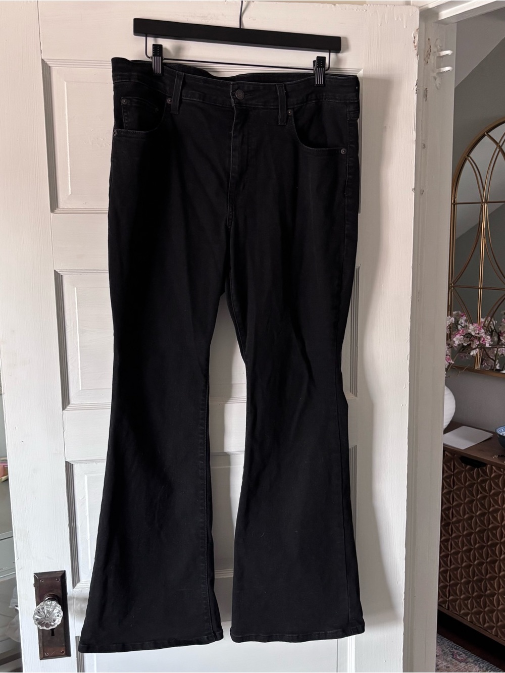 Levi's Women's Black Flare Jeans